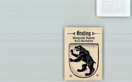 Grafing Vignette Wappen Kaffee Hag ca 1920-1940