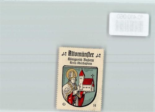 Altomünster Vignette Wappen Kaffee Hag ca 1920-1940