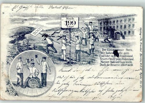 1907 Noch 199 Tage AK