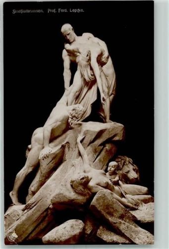 Sindflutbrunnen Prof. Ferd. Lepcke No. 1684 Löwe