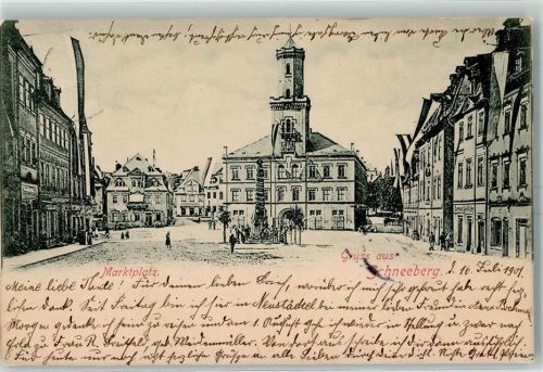 Schneeberg Marktplatz