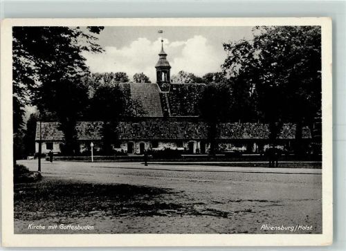Ahrensburg Kirche mit Gottesbuden