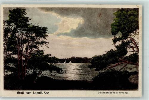 16515 O1407 Lehnitz - Lehnitzer See Abendaufnahme