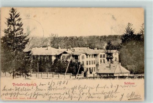 Friedrichsruh 1901 Das Schloß