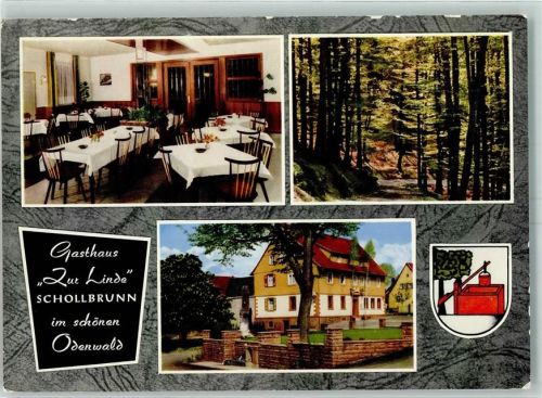 Schollbrunn Gasthaus Zur Linde Gastraum Waldweg