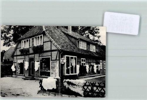 Undeloh Schafsfellgeschäft Ort handschriftlich Foto KEINE AK