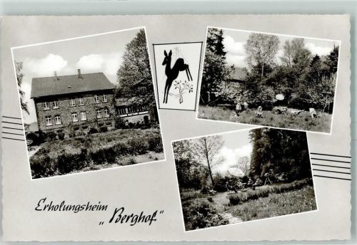 Dörentrup 1965 Erholungsheim Berghof Inh. Kurt Junghänel Krubberg