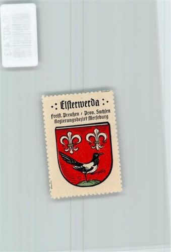 Elsterwerda Vignette Wappen Kaffee Hag 1920-1940 Elster