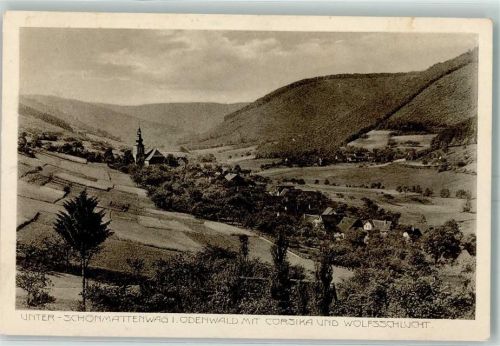 Unter-Schönmattenwag 1912 Corsika Wolfsschlucht