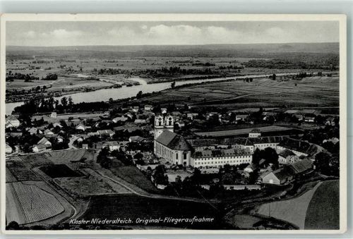 Niederalteich Fliegeraufnahme Kloster