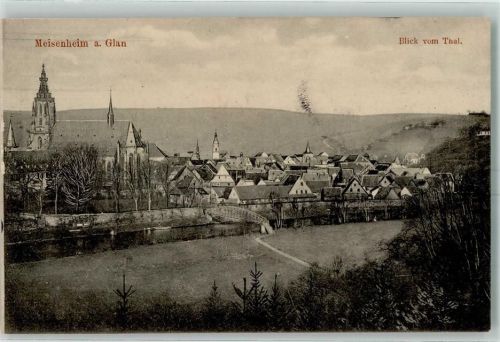 Meisenheim 1917 Blick vom Thal