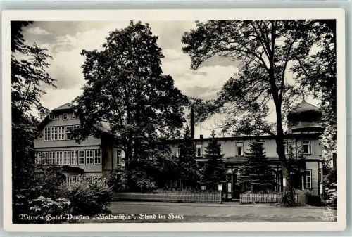 Elend Witte´s Hotel Pension Waldmühle