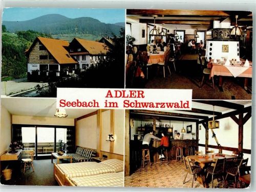 Seebach Hotel Adler Gastraum Kachelofen Gästezimmer