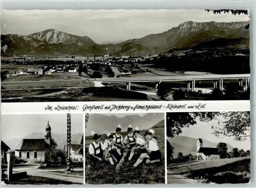 Großweil Jochberg Herzogstand Autobahn München-Garmisch Kapelle Tracht Hut