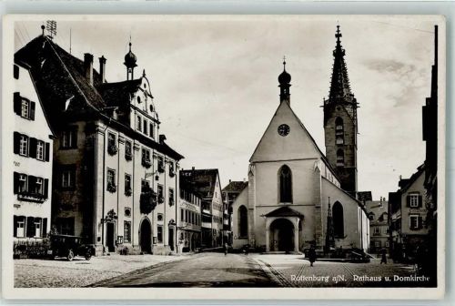72108 W7407 Rottenburg am Neckar - Rathaus Domkirche