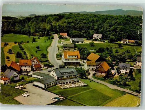 Juhöhe Fliegeraufnahme Pension Cafe Restaurant Haus Höfle