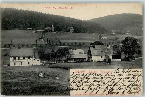 Rehefeld-Zaunhaus 1909 Königl. Jagdschloss