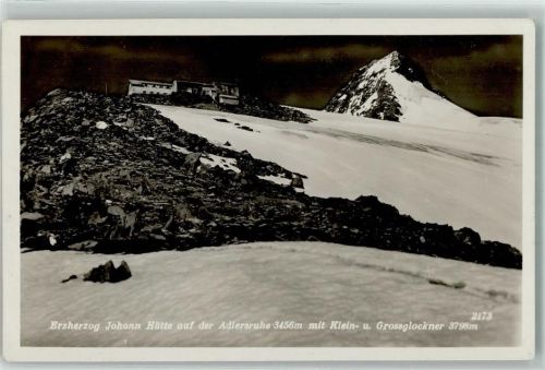 Erzherzog Johann Hütte Adlersruhe Klei- und Großglockner Hüttenstempel