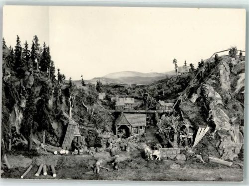 Frohnau Meisterwerke erzgebirg. Schnitzkunst erbaut v. Joh. Maier Schnitzstube Frohnauer Hammer