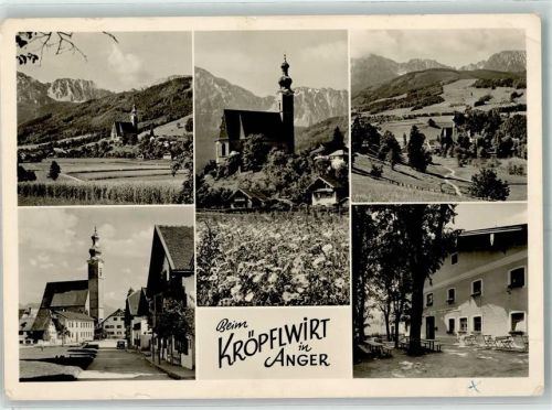 Anger Kirche Gasthaus Kröpfelwirt Dorfstraße