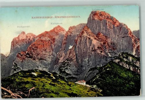 Ebbs Kaisergebirge Stripsenjochhaus Predigtstuhl Karlspitzer Totenkirchl Hüttenstempel