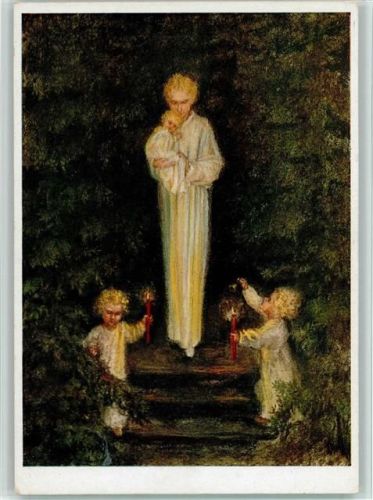 Nr. 402 - Christkind und Engel AK