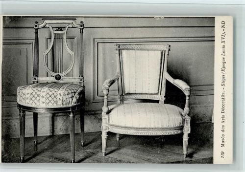 Nr. 119 Stuhl - Epoche Louis XVI - Museum des Arts Decoraties , gute Erhaltung