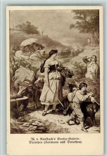 Goethe Galerie: Dorothea, gute Erhaltung AK
