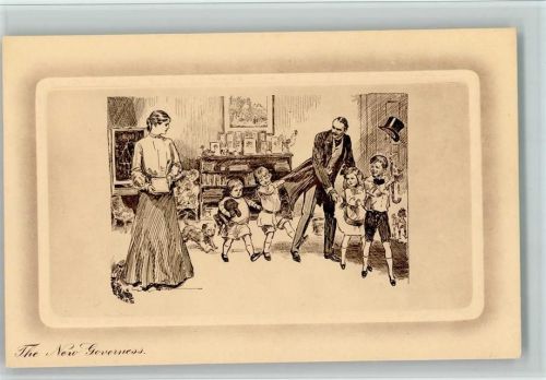 Gibson Karte Nr. 789 - The new Governess , gute Erhaltung