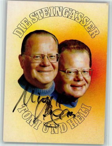 Toni und Heli Steingass - Autogramm Originale