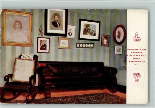 Springfield Interior View Abraham Lincolns Old Home