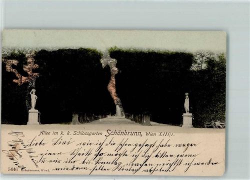 Wien Schloßgarten Schönbrunn Allee Skulpturen