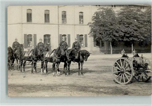 Gute Erhaltung Artillerie WK I Foto AK