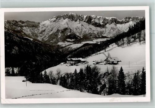 Oberau Berggasthof Heissbäck Winter