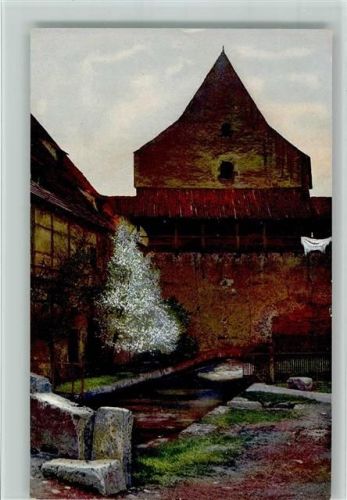 Nördlingen Serie 151 Nr. 2787, Wasserturm ,gute Erhaltung AK