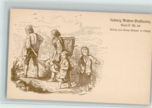 1905 Serie II Nr. 19 - Bauern, Landwirtschaft, gute Erhaltung AK