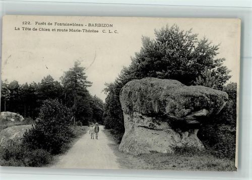 Barbizon 1935 Foret de Fontainebleau AK