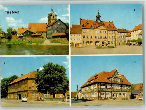 Themar HO Hotel Drei Rosen Rathaus Landambulatorium Wera