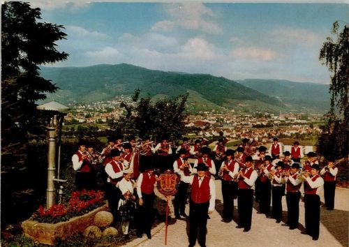 Oberkirch 1980 Trachtenkapelle Butschbach_Hesselbach AK