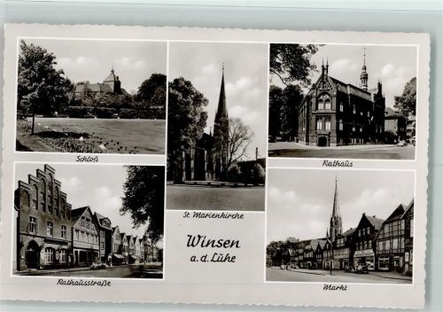 Winsen Schloß Rathausstraße St. Marienkirche Rathaus Markt