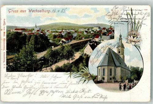 Wechselburg 1905 Stadtkirche
