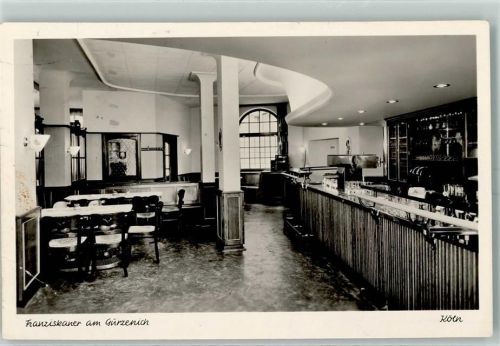 Köln Altstadt-Süd 101 Franziskaner am Gürzenich Gastraum Theke
