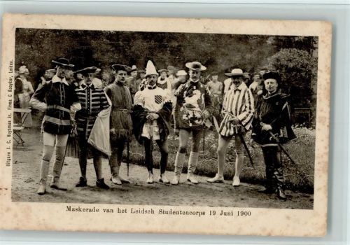 Leiden Maskerade 1900 - Leidsch Studentencorps
