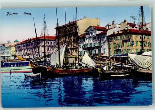 Rijeka Riva Segelschiffe