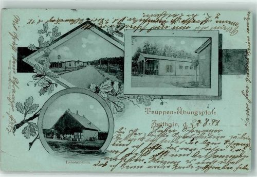 Zeithain 1899 Truppen-Übungsplatz Laboratorium