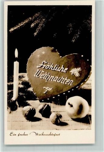 1936 Weihnachten - Lebkuchenherz AKL