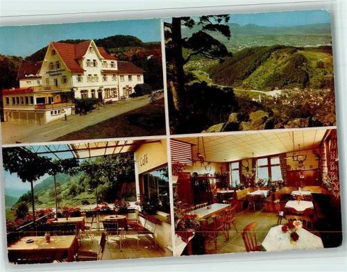 Lautenbach Gasthof Lautenfelsen Innenansicht Terrasse