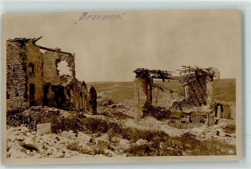 Beaumont zerstörte Häuser