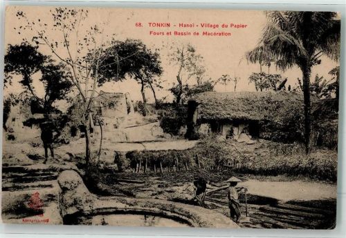 Hanoi Tonkin Village du Papier Fours et Bassin de Maceration