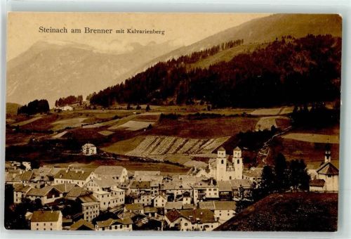 Steinach mit Kath. Kirche und Kalvarienberg